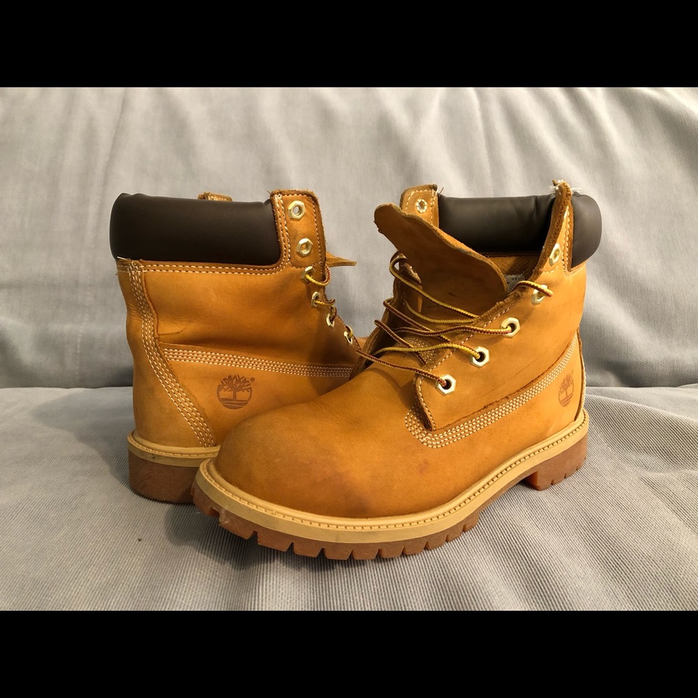 Timberland 12909 6" Premium Youth Nubuck Boots